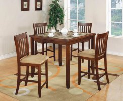 5-Pc. Casual Cherry Counter-Height Dining Set