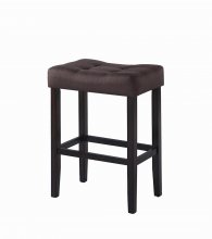Casual Brown Upholstered Bar Stool