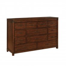 Artesia Dark Cocoa Ten-Drawer Dresser