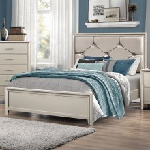 Lana Traditional Silver Queen Bed