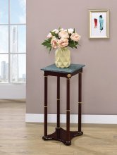 Traditional Merlot Square Plant Stand