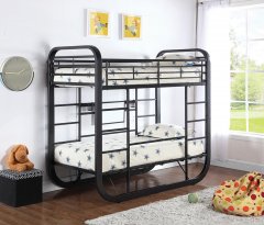 Archer Casual Chestnut Twin Workstation Bunk Bed