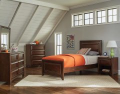 Greenough Maple Oak Full Storage Bed