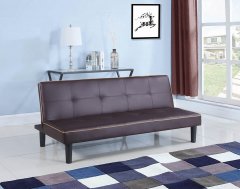 Casual Brown Sofa Bed