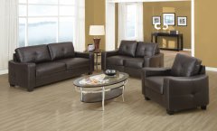 Jasmine Casual Brown Two-Piece Living Room Set