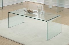Contemporary Clear Coffee Table