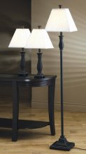 Traditional Black Brushed Gold Lamp