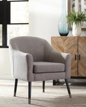 Mid-Century Modern Grey Accent Chair