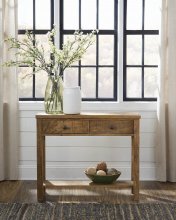 Rustic Natural Console Table
