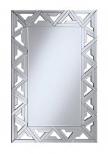Contemporary Silver Wall Mirror